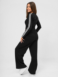 Γυναικείο σετ φόρμας δύο κομματιών mαύρος OZONEE JS/M60815AB