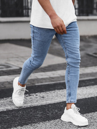 Ανδρικό τζιν παντελόνι Μπλε OZONEE DO/2445/1