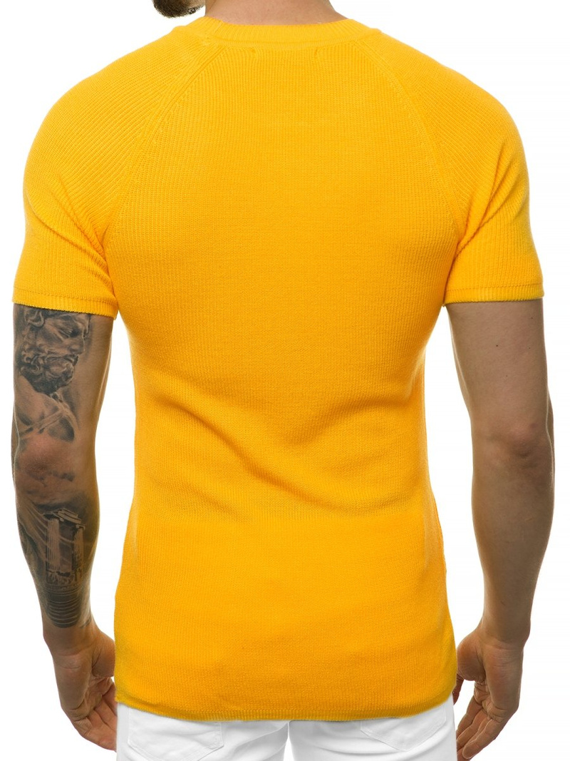 Ανδρικό μπλουζάκι κίτρινο OZONEE L/2474