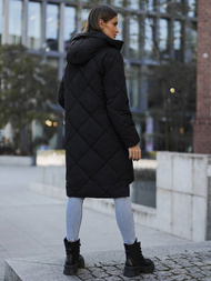 Γυναικείο μπουφάν μαύρο OZONEE JS/5M3168/392