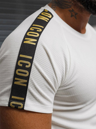 Ανδρικό μπλουζάκι λευκό OZONEE O/T7579