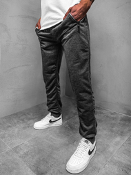 Ανδρικό παντελόνι φόρμας σκούρο-γκρι JS/XW003SZ