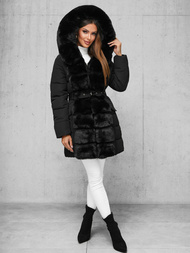 Γυναικείο μπουφάν μαύρο OZONEE JS/11Z8096Z