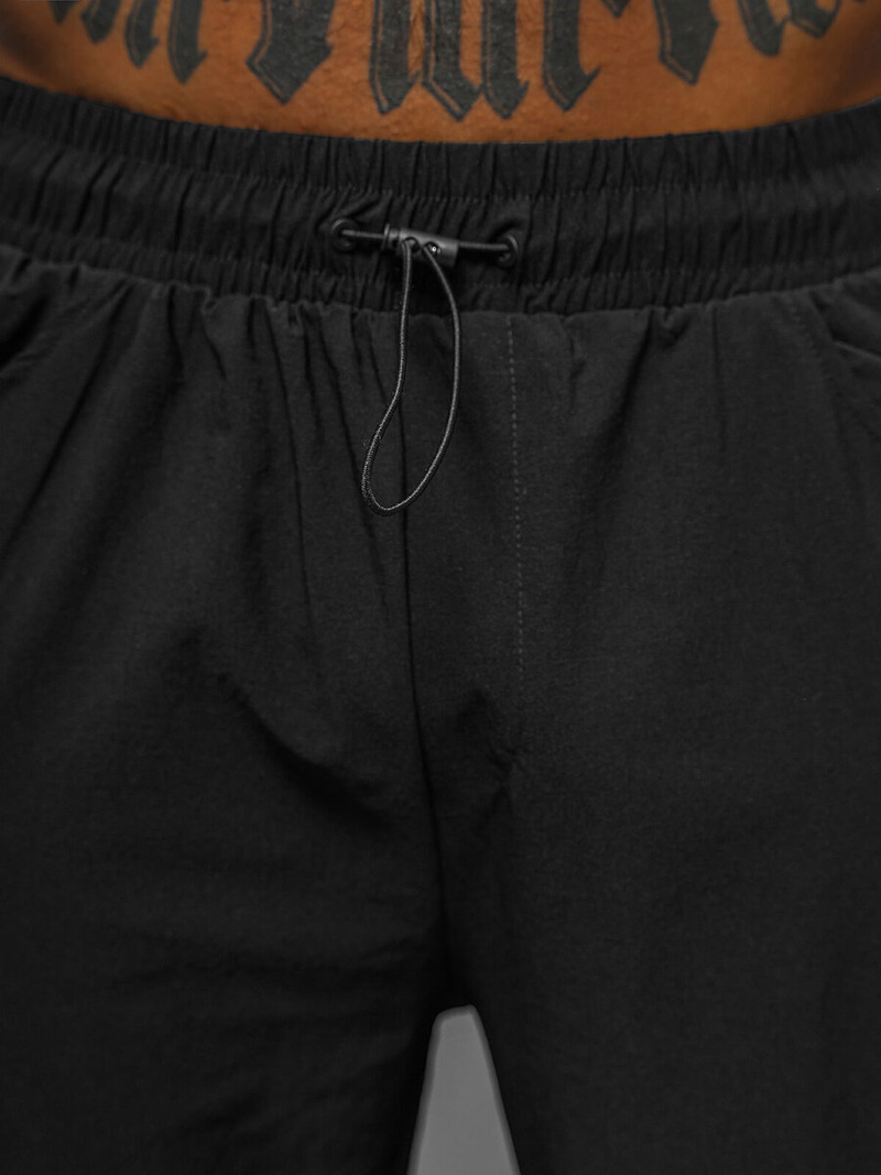 Ανδρικό παντελόνι mαύρος OZONEE O/PS5528