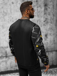 Ανδρικό Φούτερ μαύρο OZONEE JS/8B1110/3