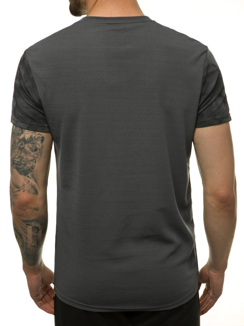 Ανδρικό μπλουζάκι γραφίτη OZONEE JS/SS10999