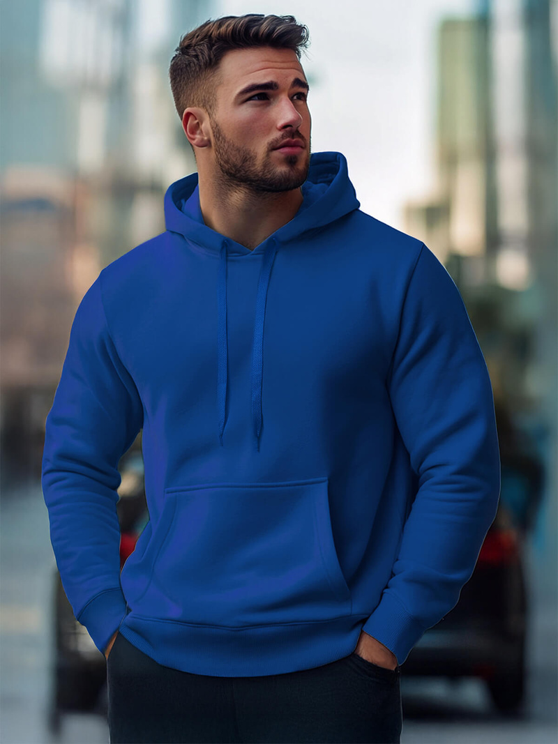 Ανδρικό Φούτερ μπλε ρουά OZONEE JS/2009/65Z