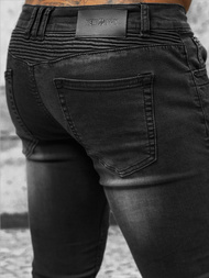 Ανδρικό τζιν παντελόνι Γκρί OZONEE NB/MP0029GZ