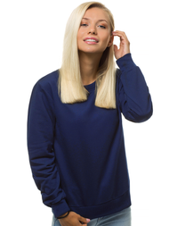 Γυναικείο φούτερ ναυτικό μπλε OZONEE JS/WB11002/25