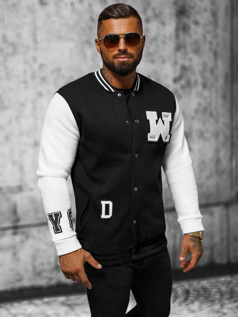 Ανδρικό Φούτερ μαύρο OZONEE O/TB9127