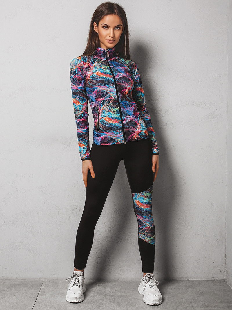 Γυναικείο σετ φόρμας πολύχρωμο OZONEE O/MS09Z