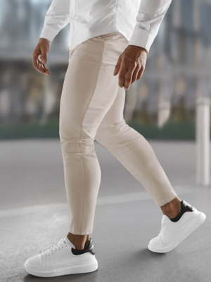 Ανδρικό παντελόνι chino mπεζ OZONEE O/P4049Z