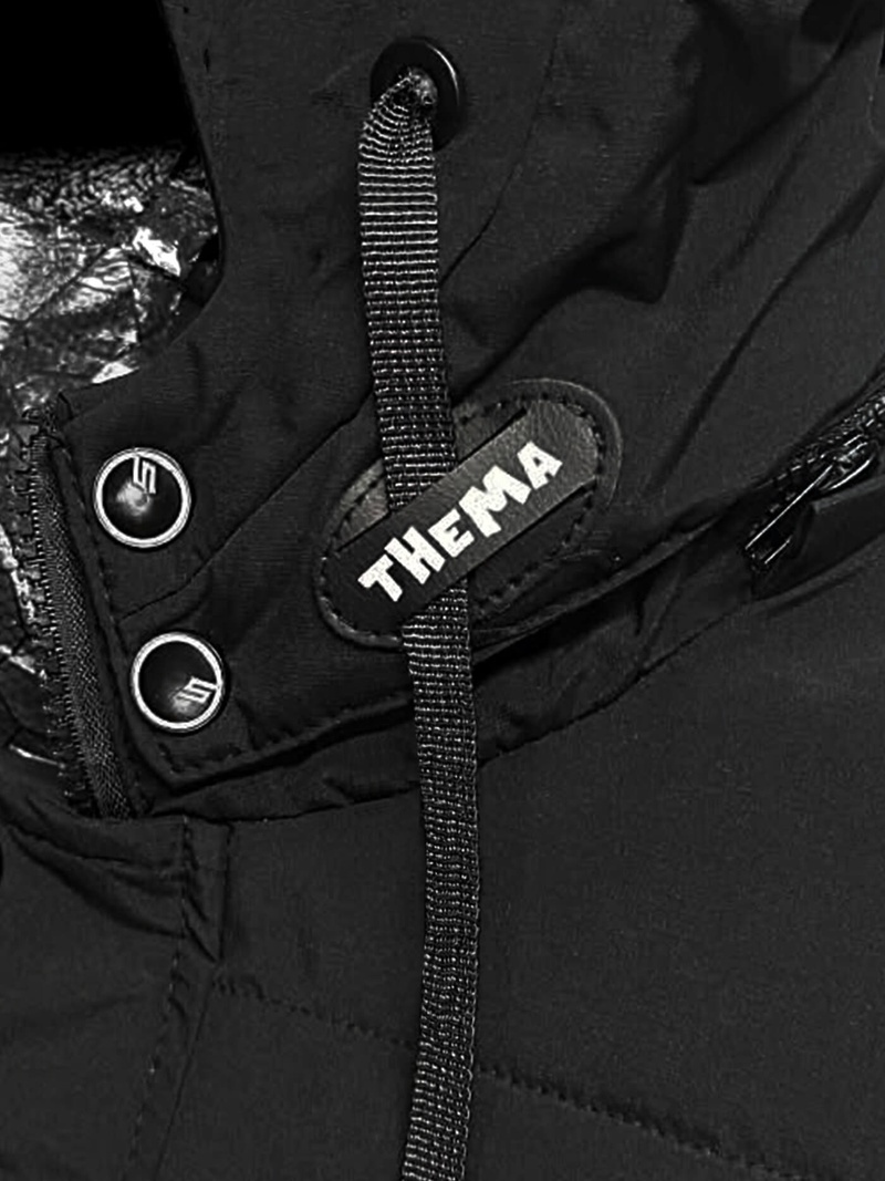 Ανδρικό μπουφάν mαύρος OZONEE JS/31M5077/392