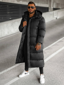 Ανδρικό χειμερινό μπουφάν μαύρο OZONEE O/M3202Z