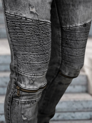 Ανδρικό τζιν παντελόνι mαύρος OZONEE NB/MP0069N