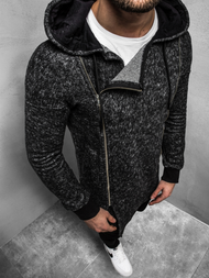 Ανδρικό Φούτερ μαύρο OZONEE B/171693Z