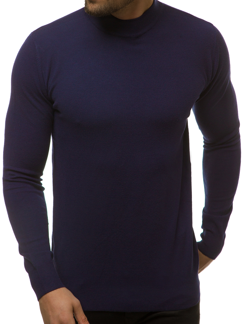 Ανδρικό πουλόβερ ναυτικό μπλε OZONEE TMK/YY05/16