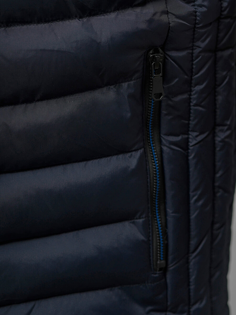 Ανδρικό αμάνικο μπουφάν ναυτικό μπλε OZONEE N/7133Z