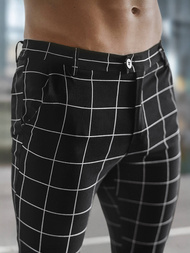 Ανδρικό παντελόνι chino mαύρος OZONEE O/P4009Z