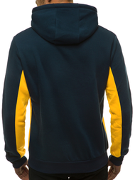 Ανδρικό Φούτερ με Κουκούλα κίτρινο OZONEE JS/KS2115