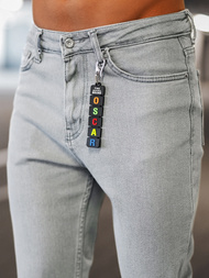 Ανδρικό παντελόνι jogger Γκρί OZONEE DO/6108/3