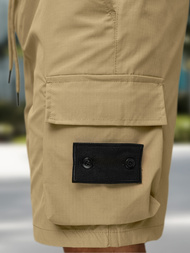 Ανδρικό σορτς μπεζ OZONEE JS/27K6538/6