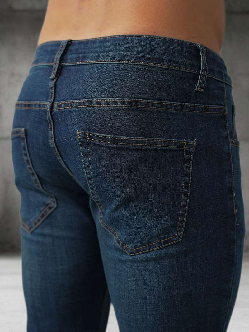 Ανδρικό τζιν παντελόνι Σκούρο μπλε OZONEE O/JK2895A