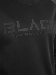 Ανδρικό Φούτερ μαύρο OZONEE JS/8B1992/3