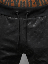 Ανδρικό παντελόνι φόρμας mαύρος OZONEE O/PS6021