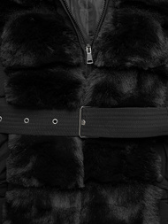 Γυναικείο μπουφάν μαύρο OZONEE JS/11Z8096