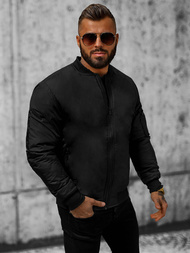 Ανδρικό μπουφάν μαύρο OZONEE JS/AK95Z