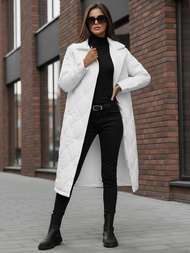 Γυναικείο μπουφάν λευκό OZONEE JS/5M3177/281Z