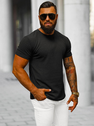 Ανδρικό μπλουζάκι μαύρο OZONEE O/7766T