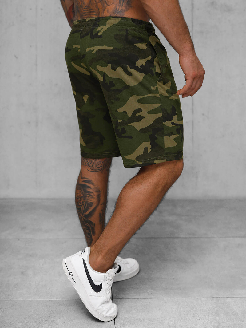 Ανδρικό σόρτς φόρμας πράσινο OZONEE JS/8K283/29