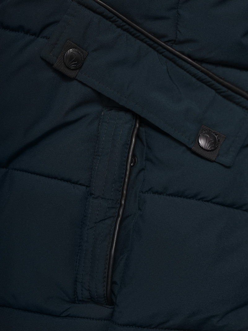 Γυναικείο μπουφάν ναυτικό μπλε OZONEE O/W377Z