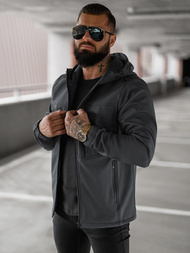 Ανδρικό μπουφάν softshell γραφίτη OZONEE JS/27B6523/5Z