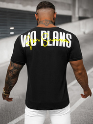 Ανδρικό μπλουζάκι μαύρο OZONEE O/T1277/3