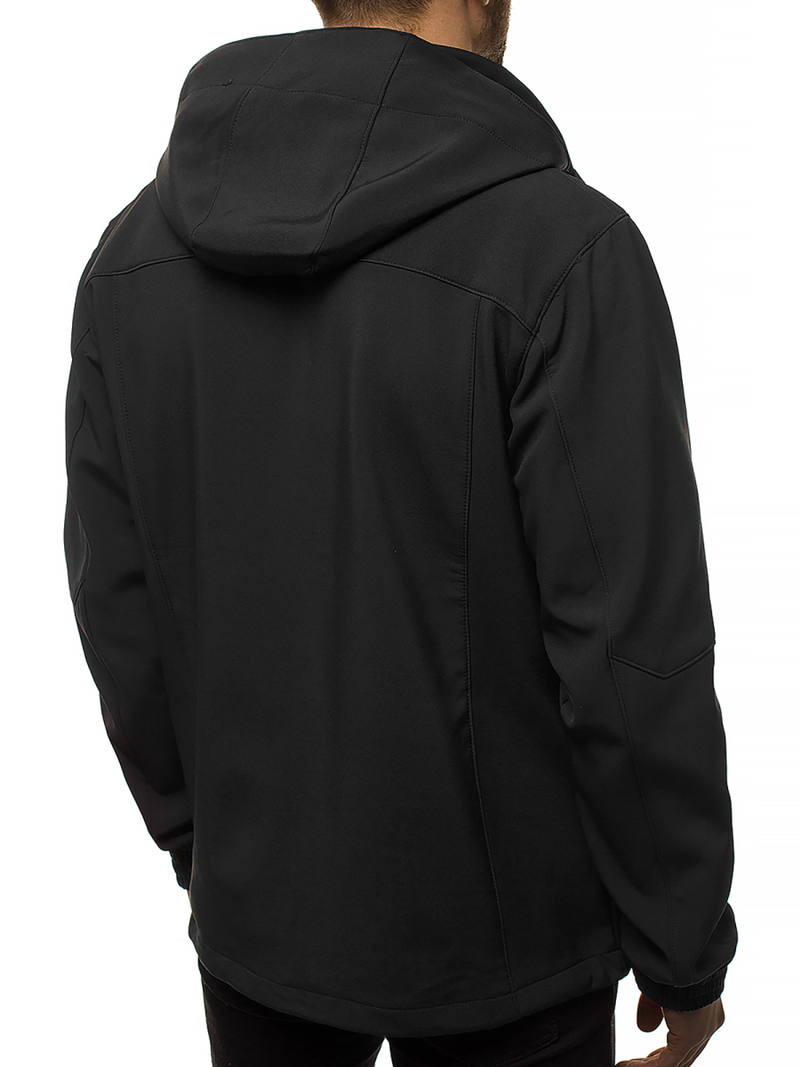 Ανδρικό μπουφάν Softshell μαύρο-πράσινο OZONEE GE/12269Z