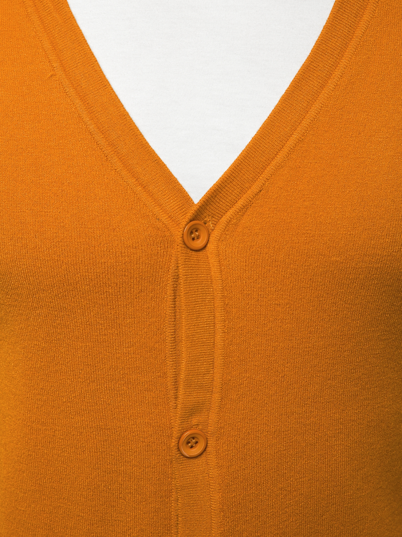 Ανδρικό πουλόβερ KARDIGAN ανοιχτό-κάμελ OZONEE TMK/YY06/9