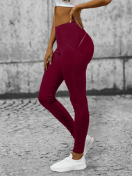 Γυναικείο κολάν μπορντό OZONEE O/YY9276