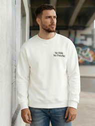 Ανδρικό Φούτερ λευκό OZONEE JS/65B3918/1Z