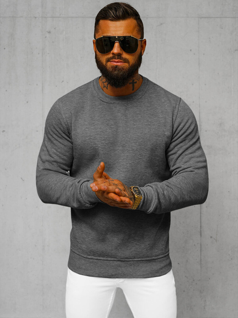 Ανδρικό Φούτερ γραφίτη OZONEE JS/2001-10Z