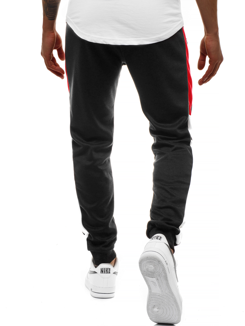 Ανδρικό παντελόνι φόρμας μαύρο OZONEE JS/JZ11027