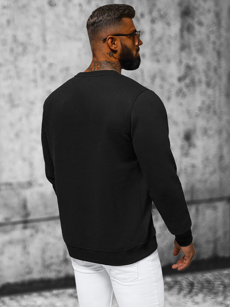 Ανδρικό Φούτερ μαύρο OZONEE NB/MF2013