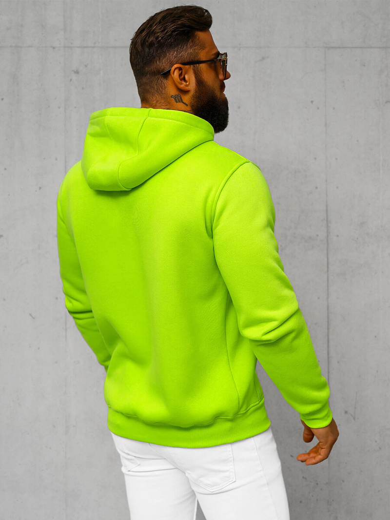 Ανδρικό Φούτερ με Κουκούλα γαλαζοπράσινο OZONEE JS/2008/72Z