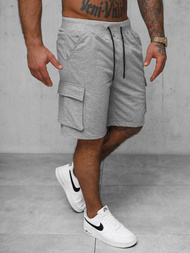 Ανδρικό σόρτς φόρμας γκρι OZONEE JS/8K1505/2