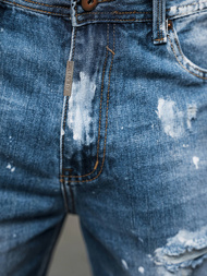 Ανδρικό σόρτς τζιν μπλε OZONEE O/VIP-2441