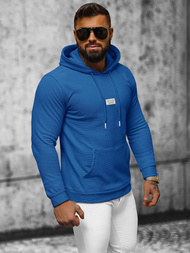 Ανδρικό Φούτερ με Κουκούλα mπλε OZONEE O/TB2216