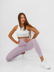 Γυναικείο κολάν ανοιχτό-μοβ OZONEE JS/17K580/85