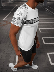 Ανδρικό σετ φόρμας ασπρό-μαύρο OZONEE O/HM760